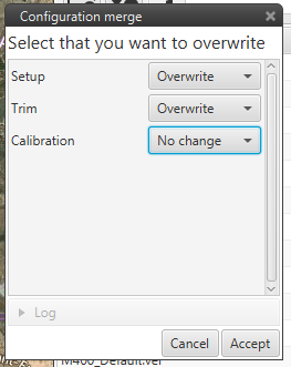 COM Configuration - Preferences Toolbar