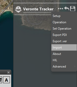 COM Configuration - Preferences Toolbar