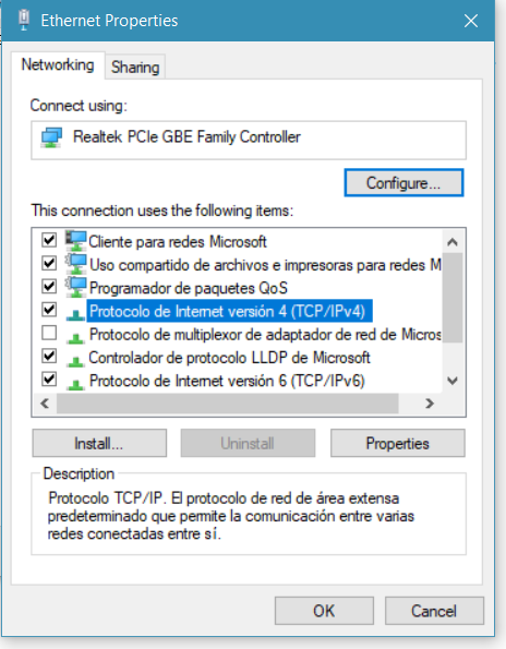 COM Configuration - Preferences Toolbar
