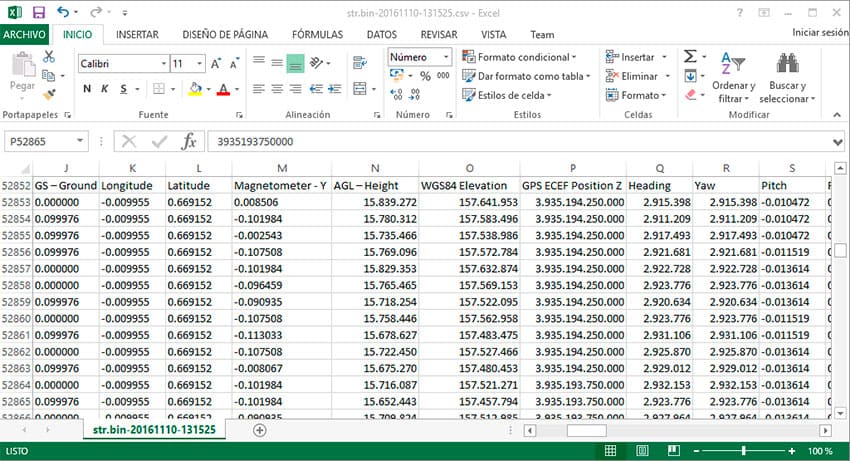 Post Flight - Post flight in Microsoft Excel (.csv)
