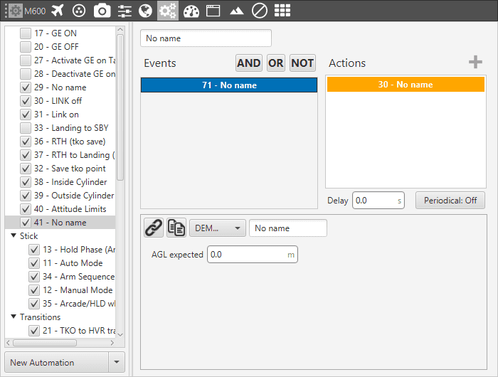 Veronte Configuration - Action – DEM Calibration