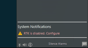 GNSS Compass - Configuration Notification