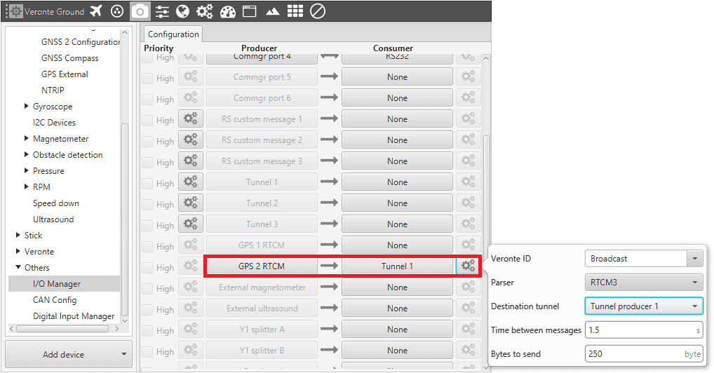 GNSS Compass - RTK I/O Manager (Ground Unit)