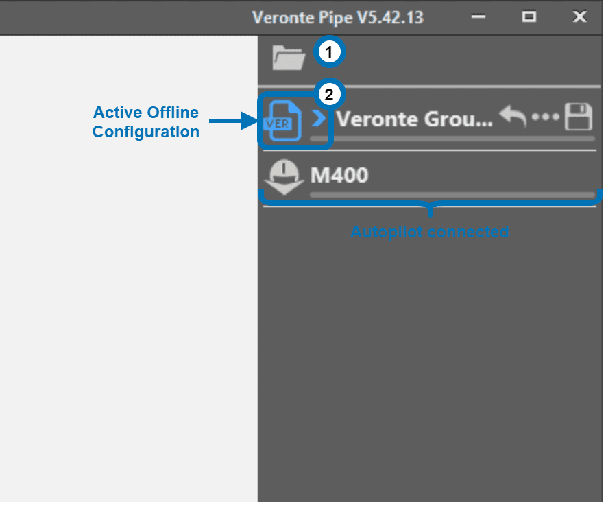 Veronte Configuration - Offline Configuration