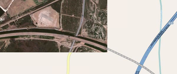 Map Display - Background Image Example