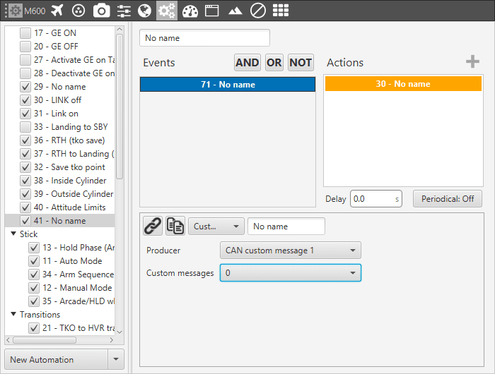 Veronte Configuration - Action – Custom CAN TX