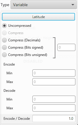 Veronte Configuration - Compression options