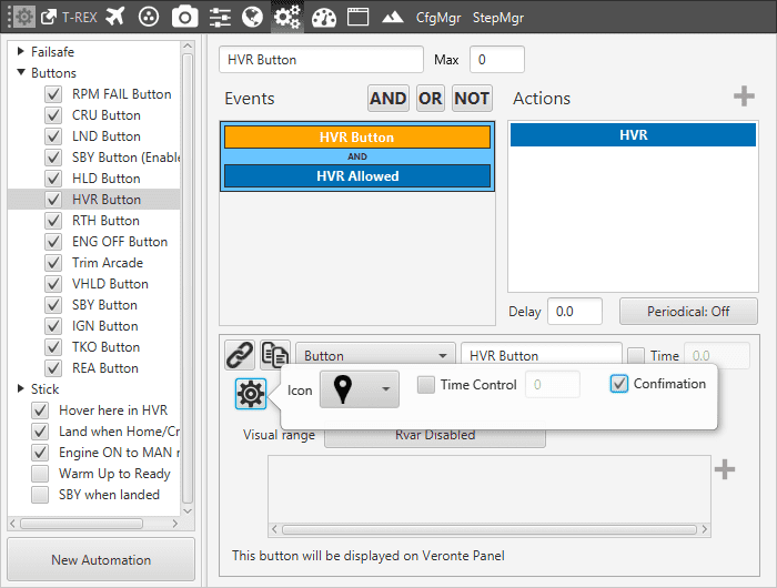 Examples - Button Icon selection