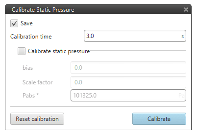 Static Pressure Calibration