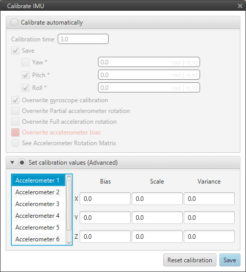 IMU Advanced Calibration